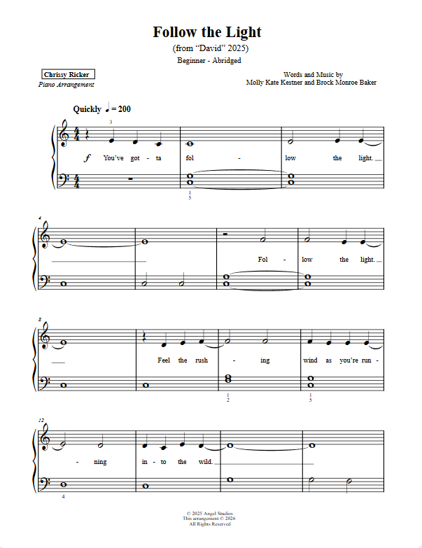 Follow the Light Sample Page