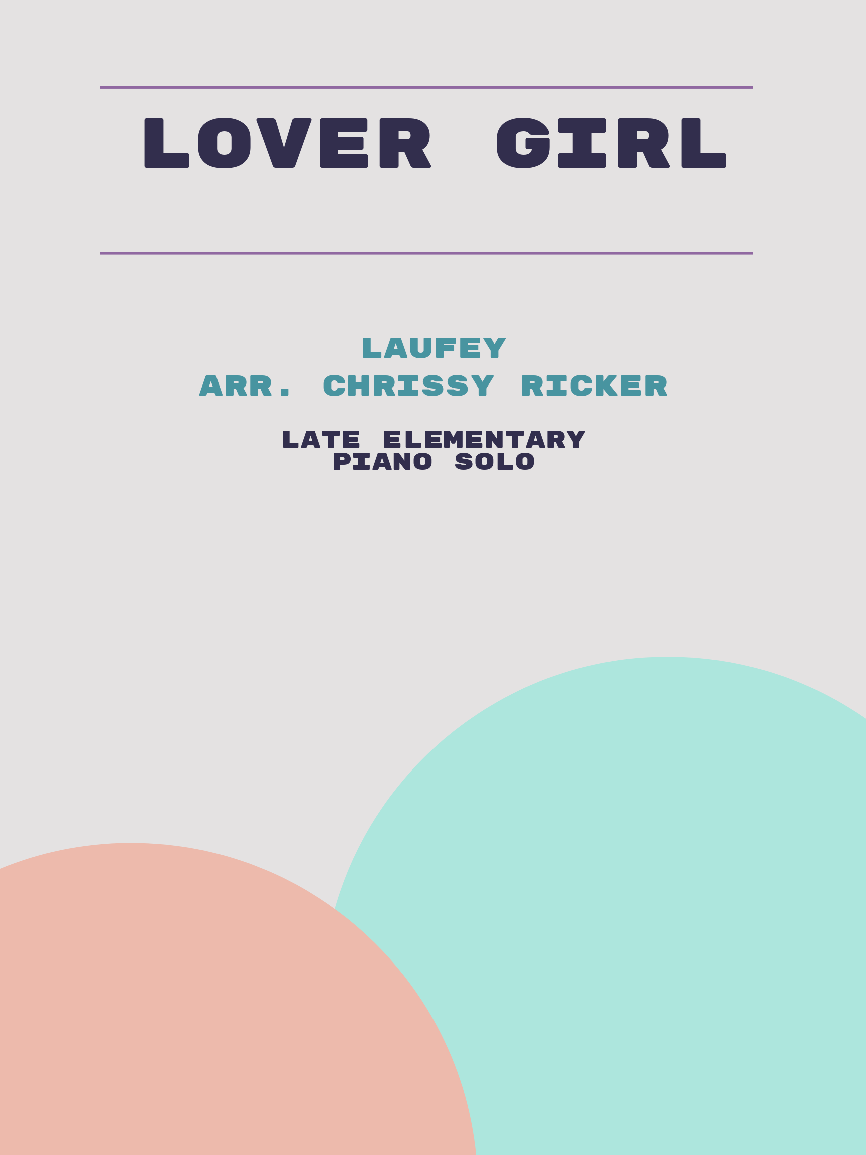 Lover Girl by Laufey