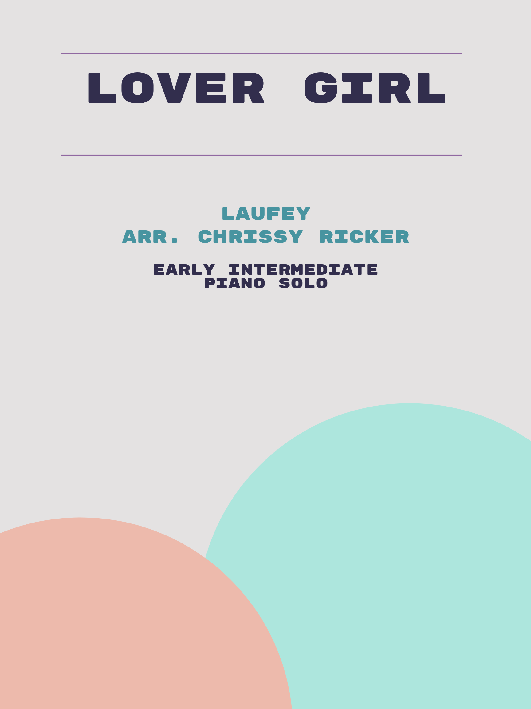 Lover Girl by Laufey
