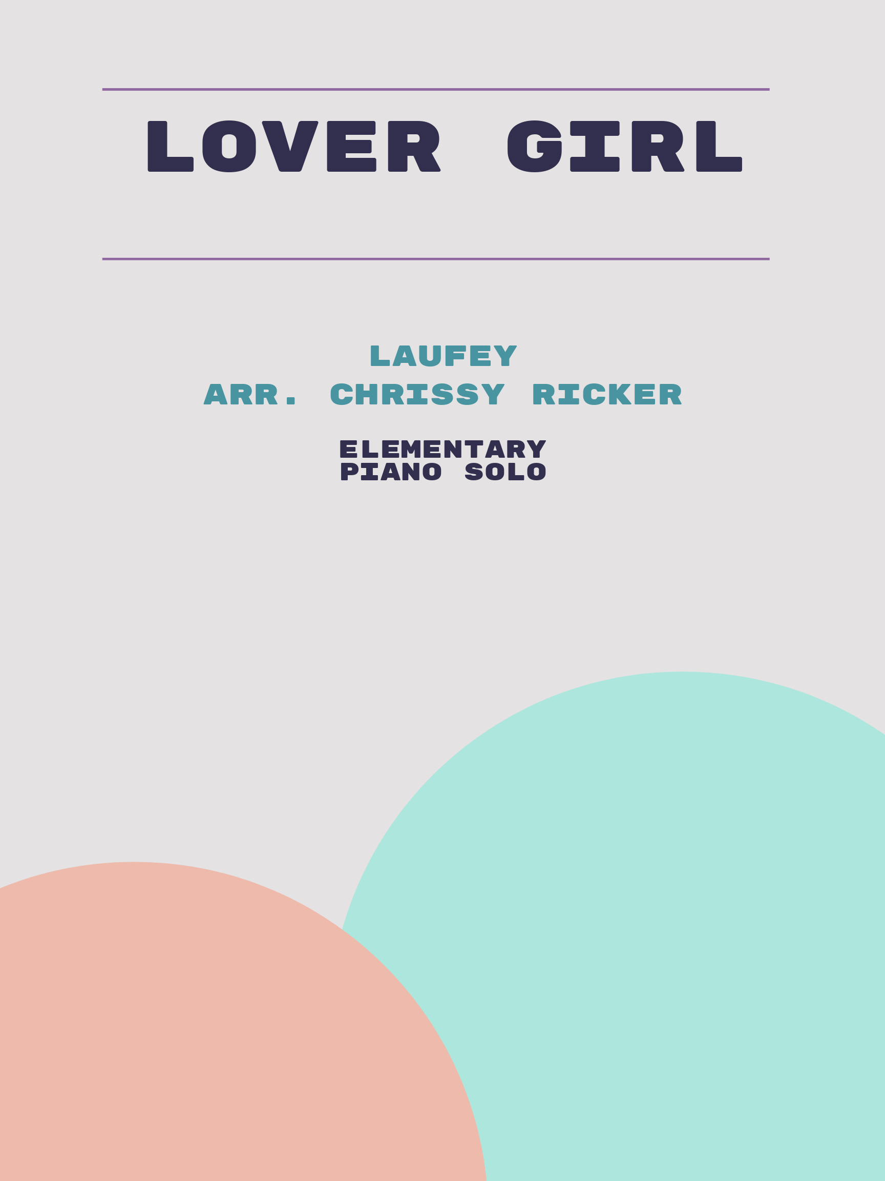 Lover Girl by Laufey