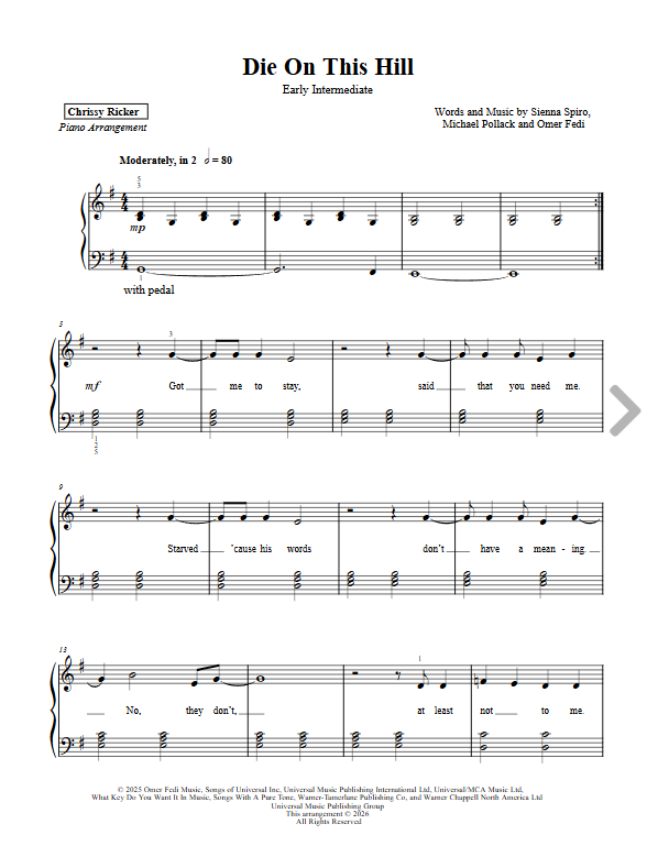 Die on this Hill Sample Page