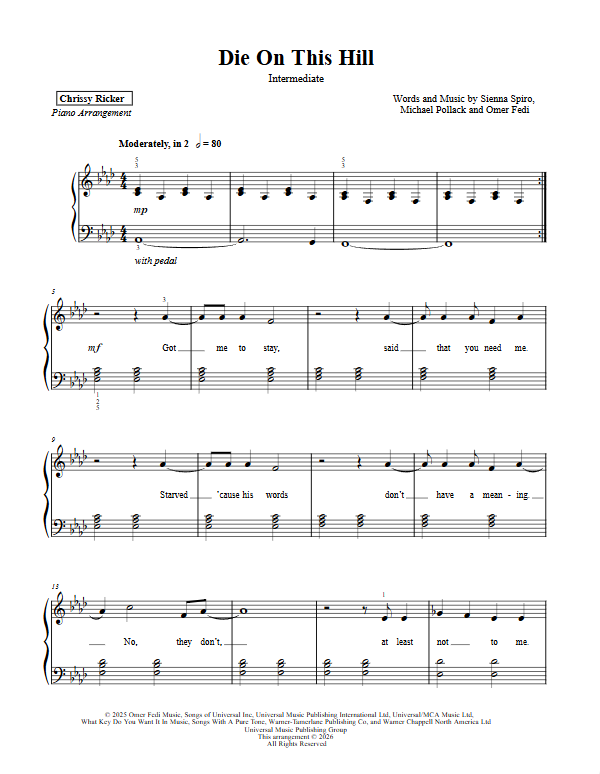 Die on this Hill Sample Page