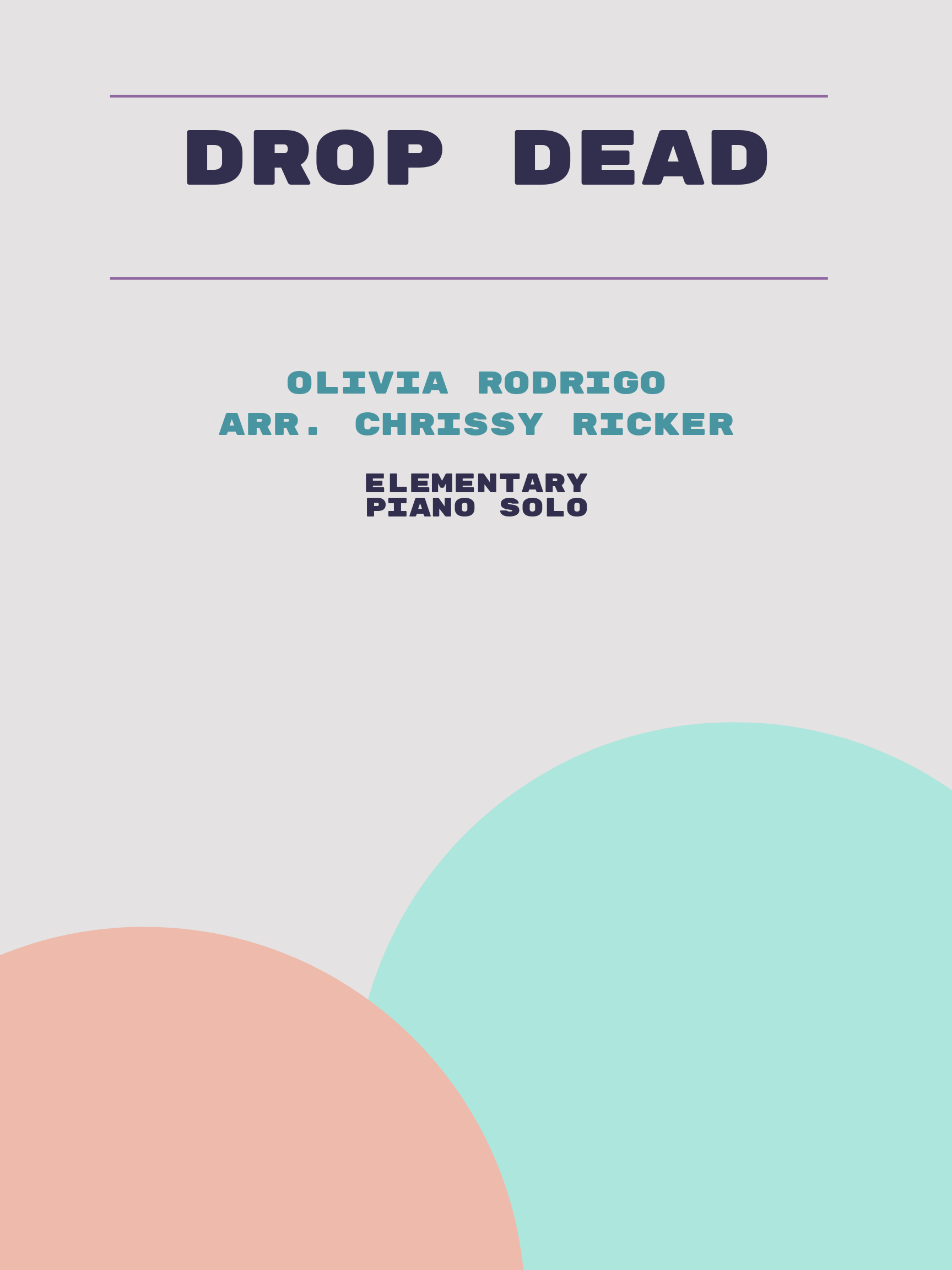 drop dead by Olivia Rodrigo