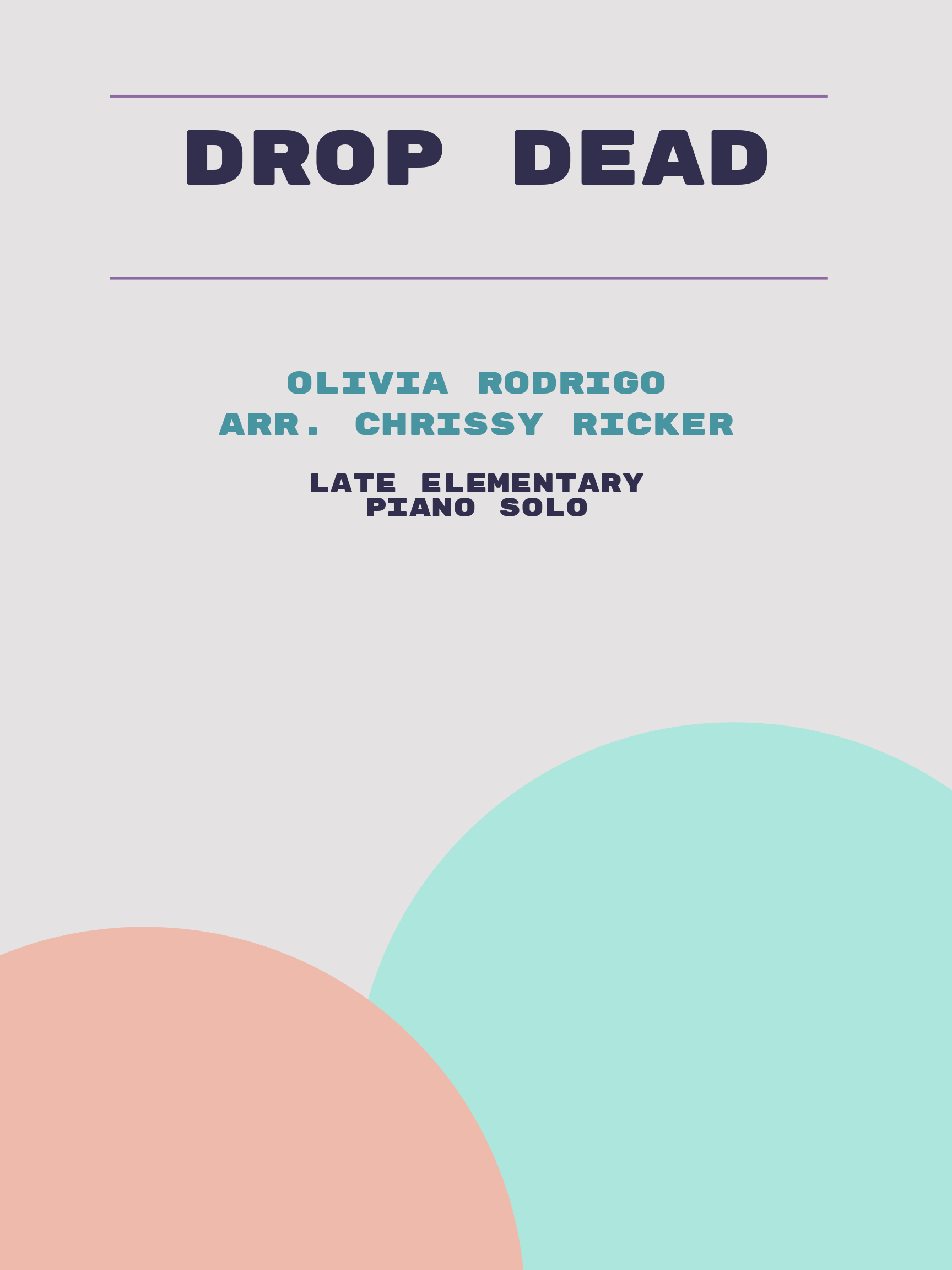 drop dead by Olivia Rodrigo