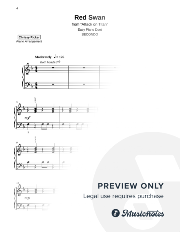 Red Swan Sample Page