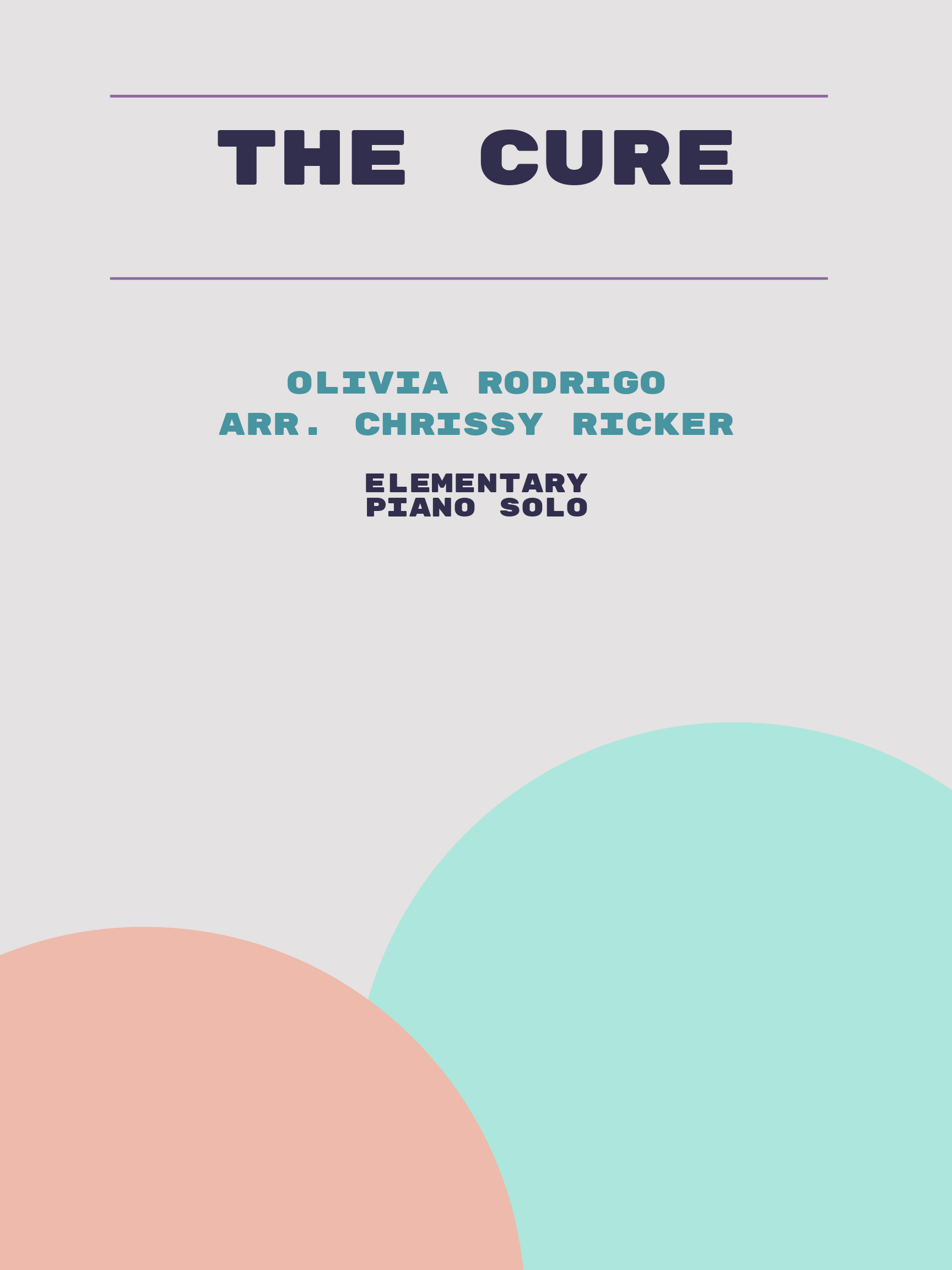 the cure by Olivia Rodrigo