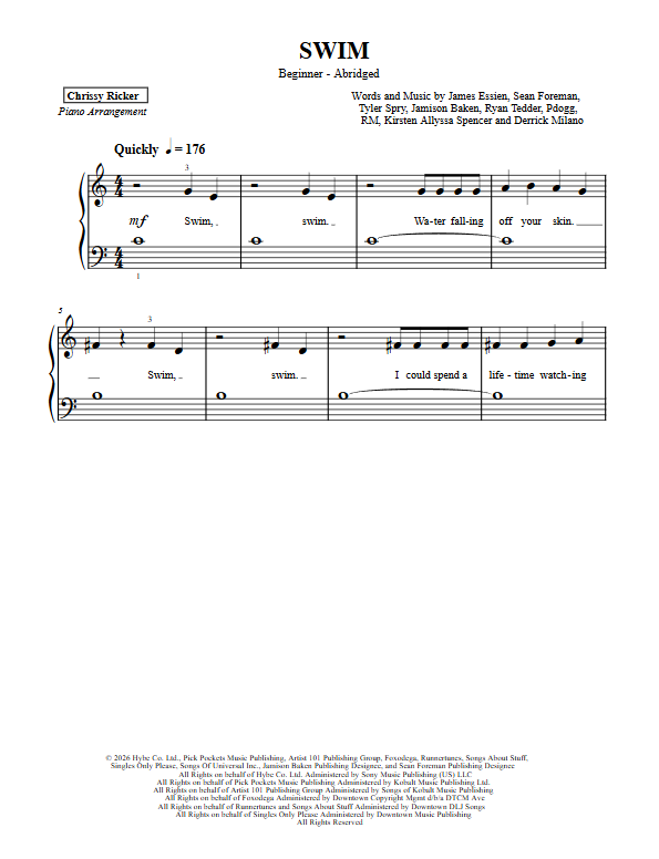 SWIM Sample Page