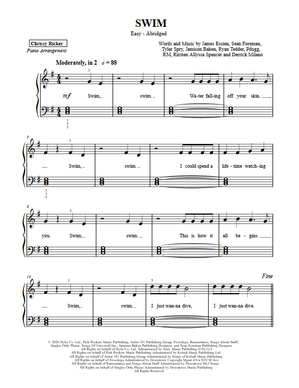 SWIM Sample Page