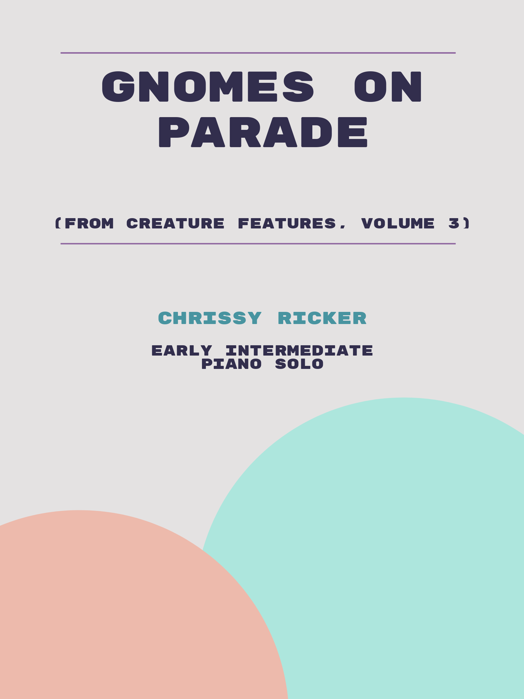 Gnomes on Parade by Chrissy Ricker