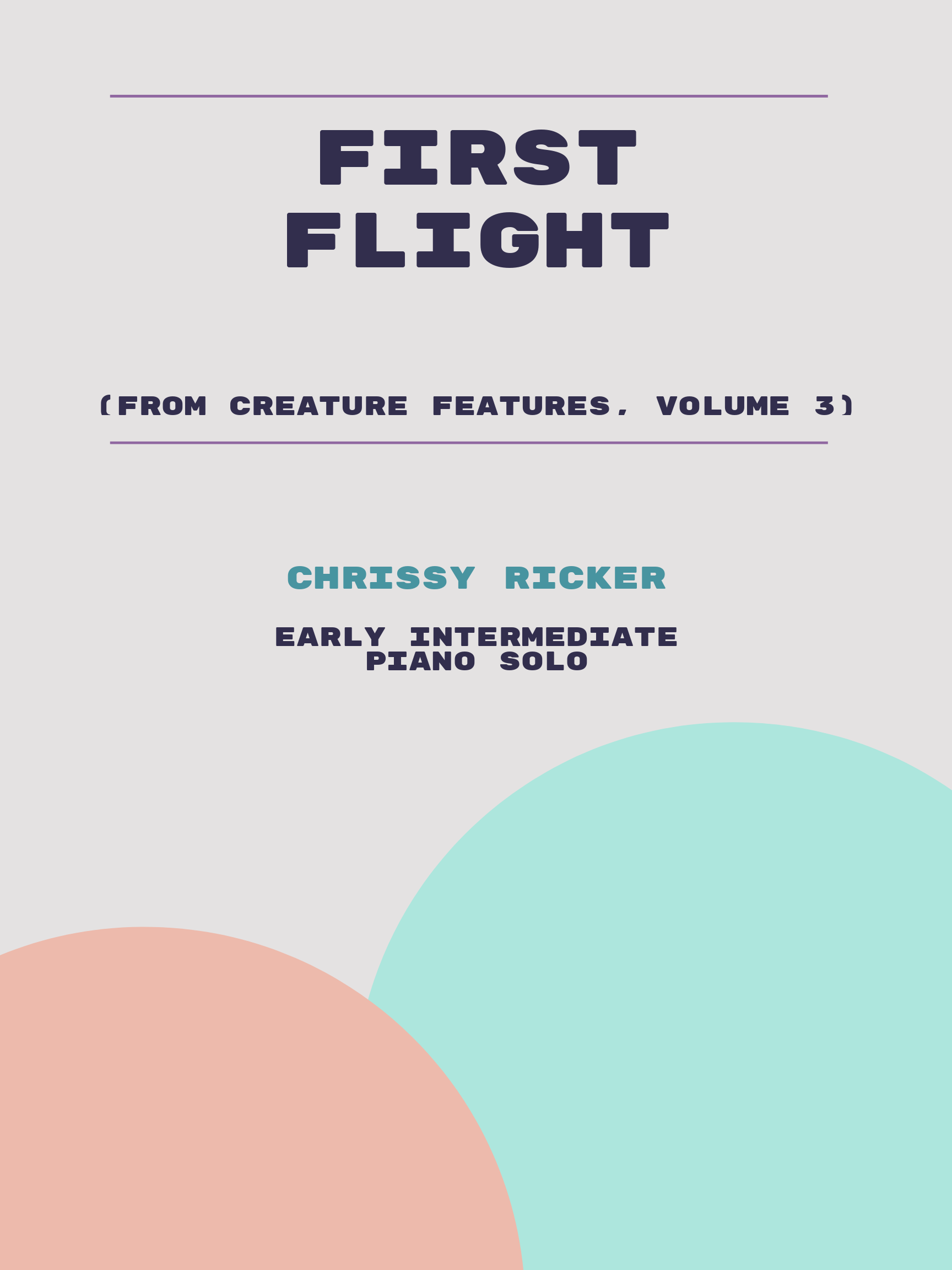 First Flight by Chrissy Ricker