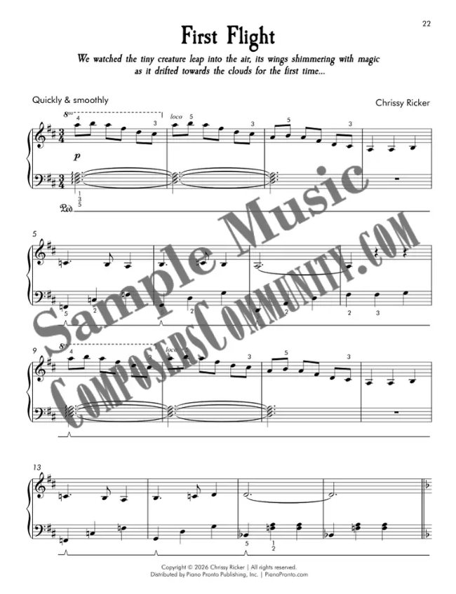 First Flight Sample Page