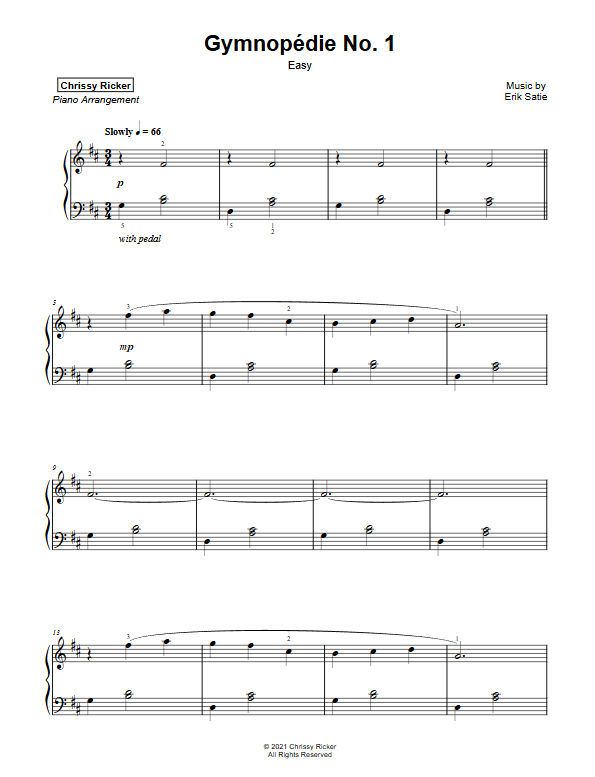 Flowing Favorites for Easy Piano Sample Page