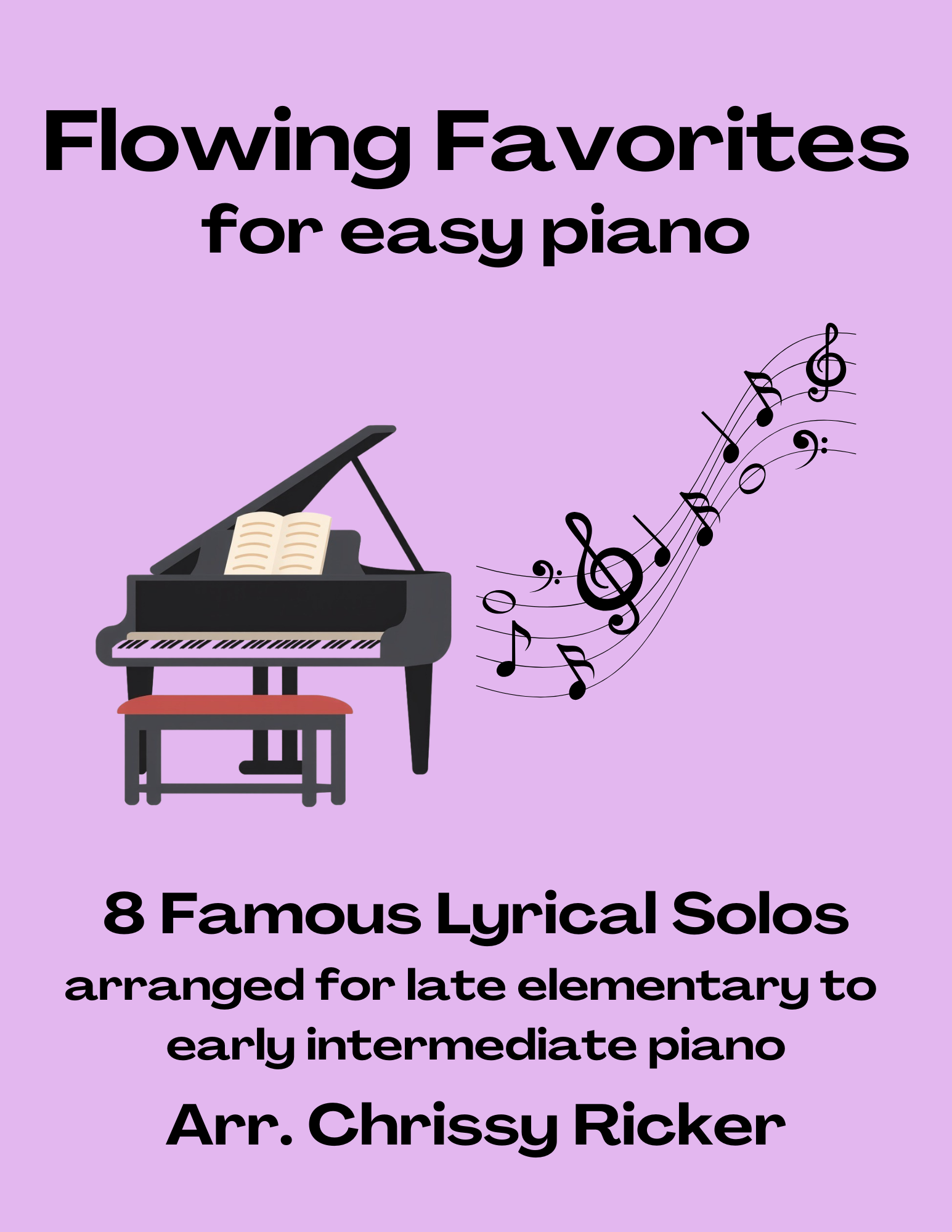 Flowing Favorites for Easy Piano Sample Page