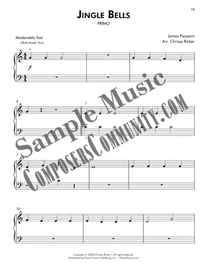Jingle Bells Sample Page