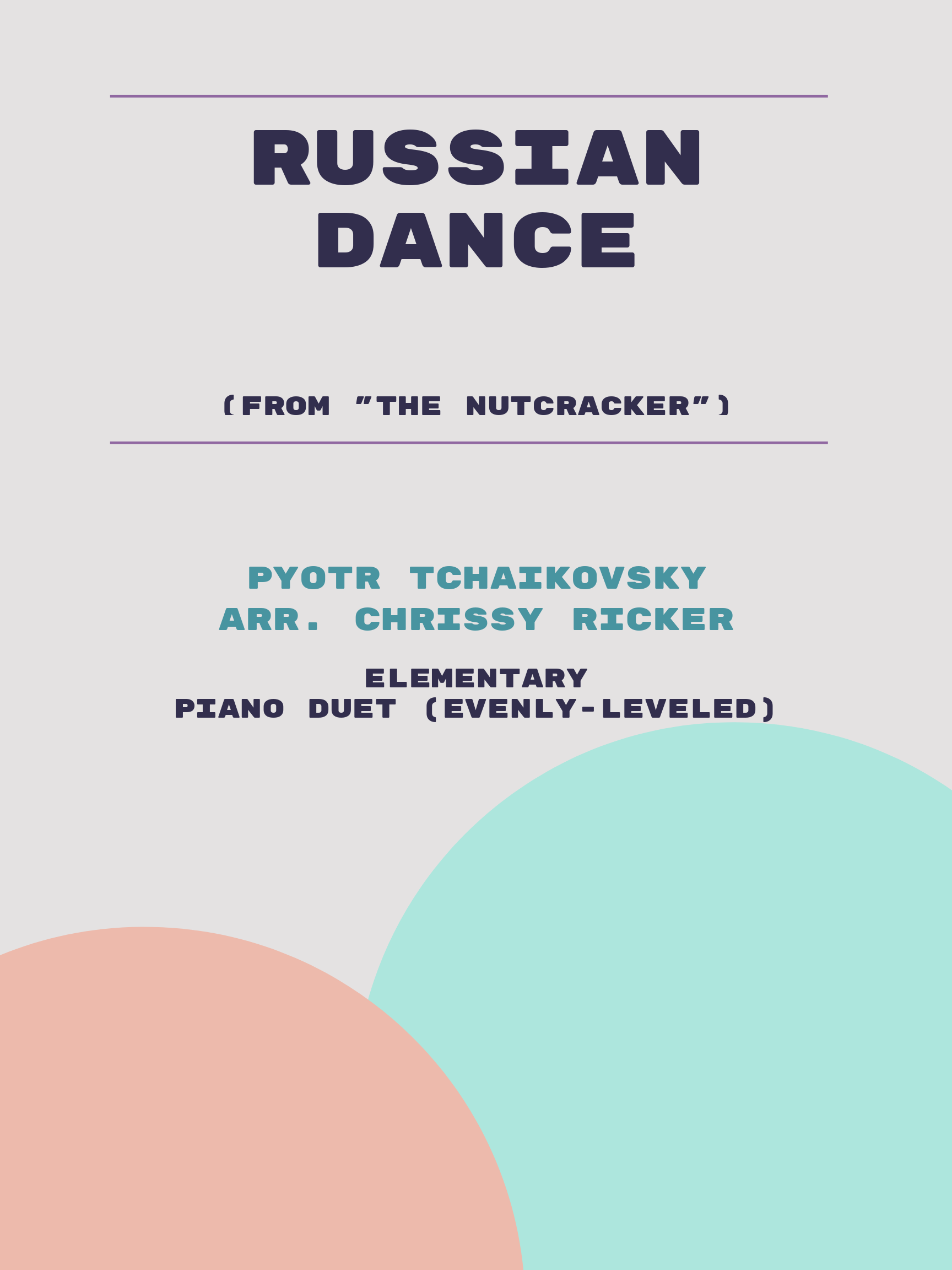 Russian Dance by Pyotr Tchaikovsky