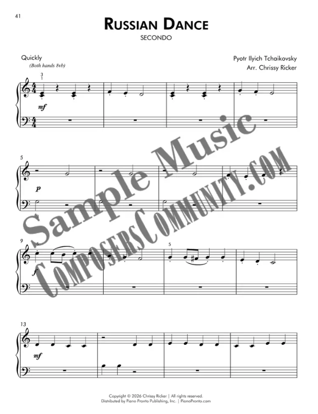 Russian Dance Sample Page