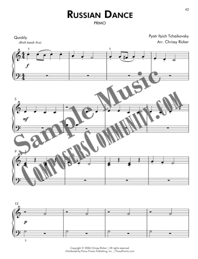 Russian Dance Sample Page