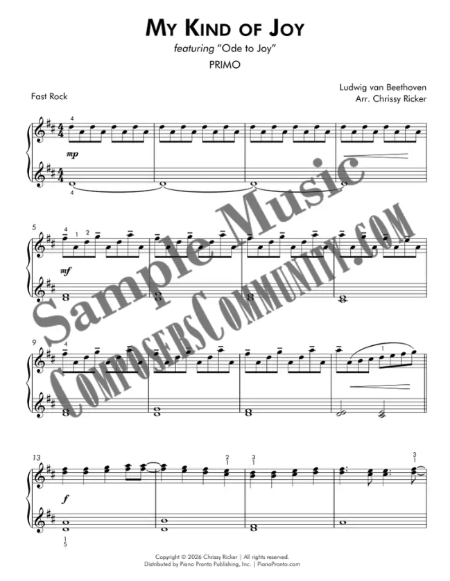 My Kind of Joy Sample Page