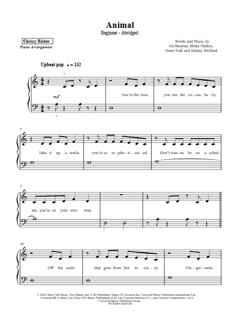 Animal Sample Page
