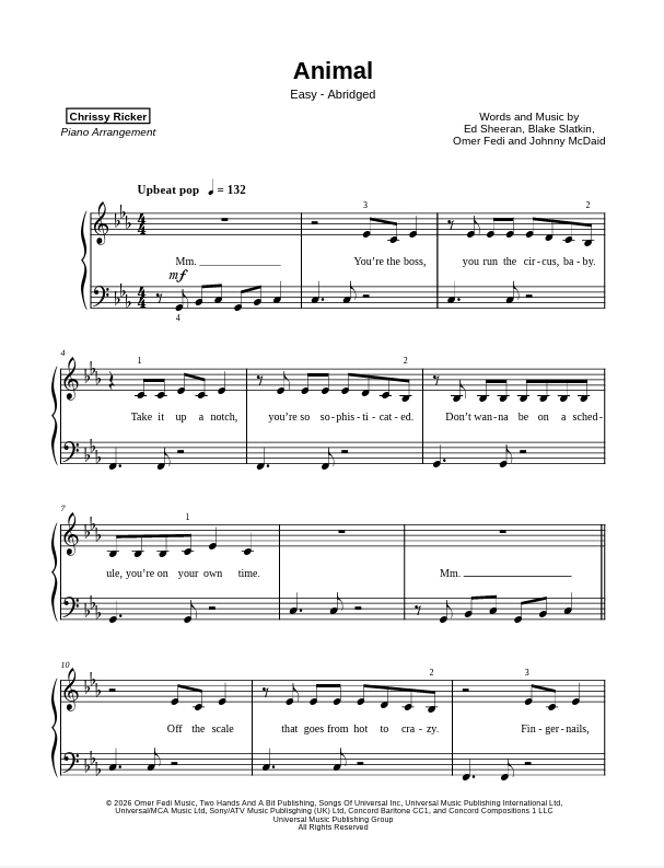 Animal Sample Page