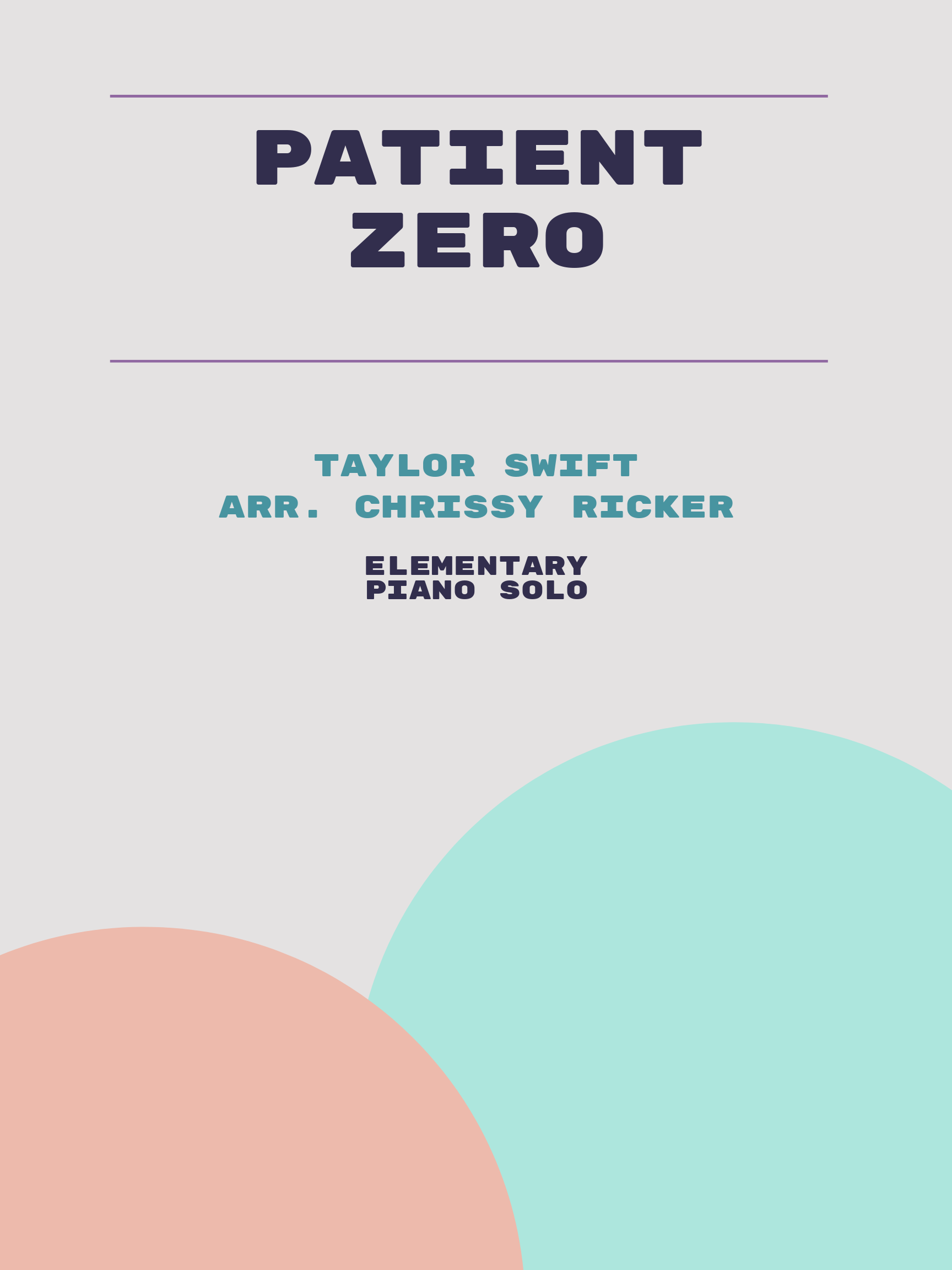 Patient Zero by Taylor Swift