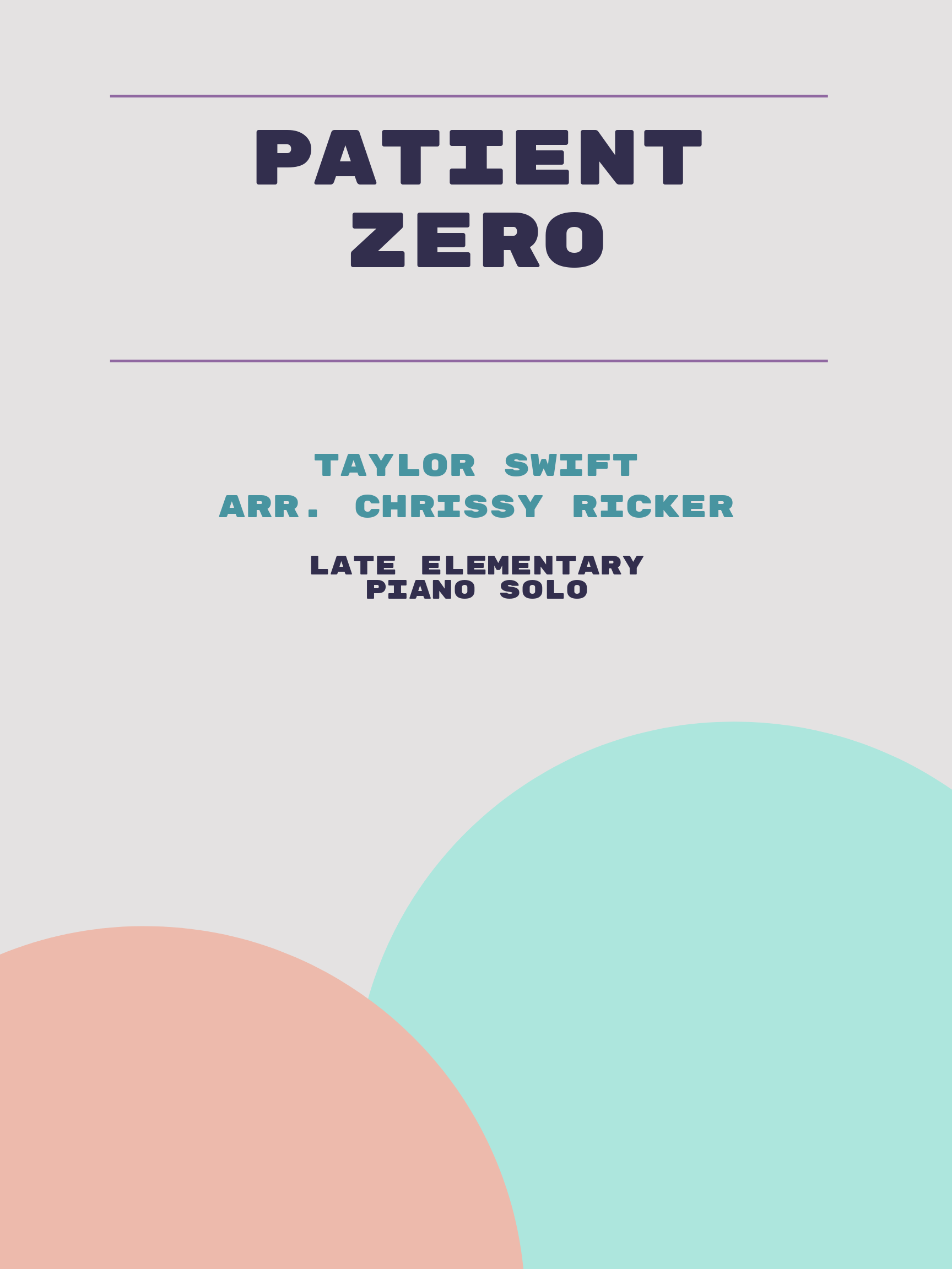 Patient Zero by Taylor Swift