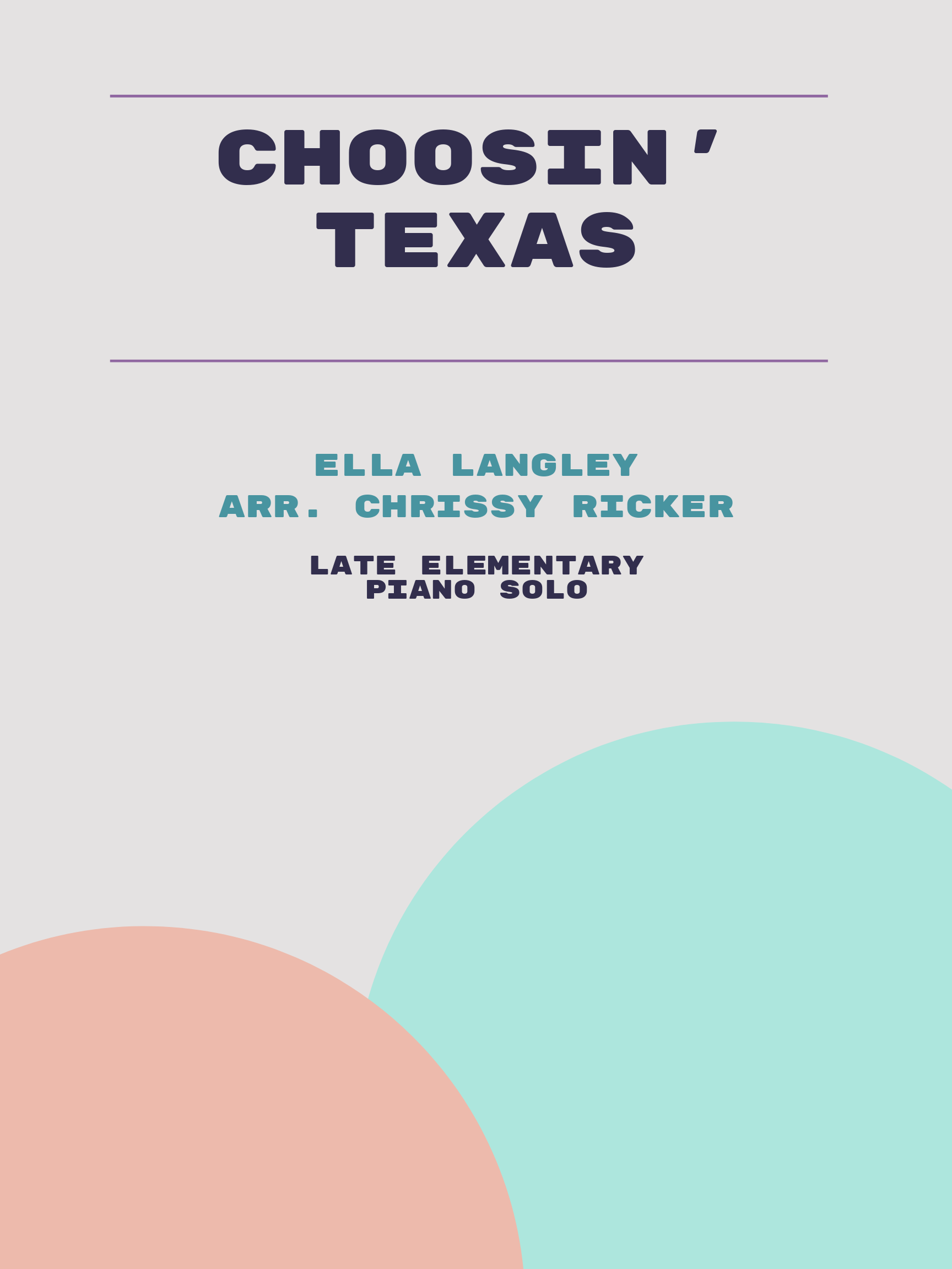 Choosin' Texas by Ella Langley