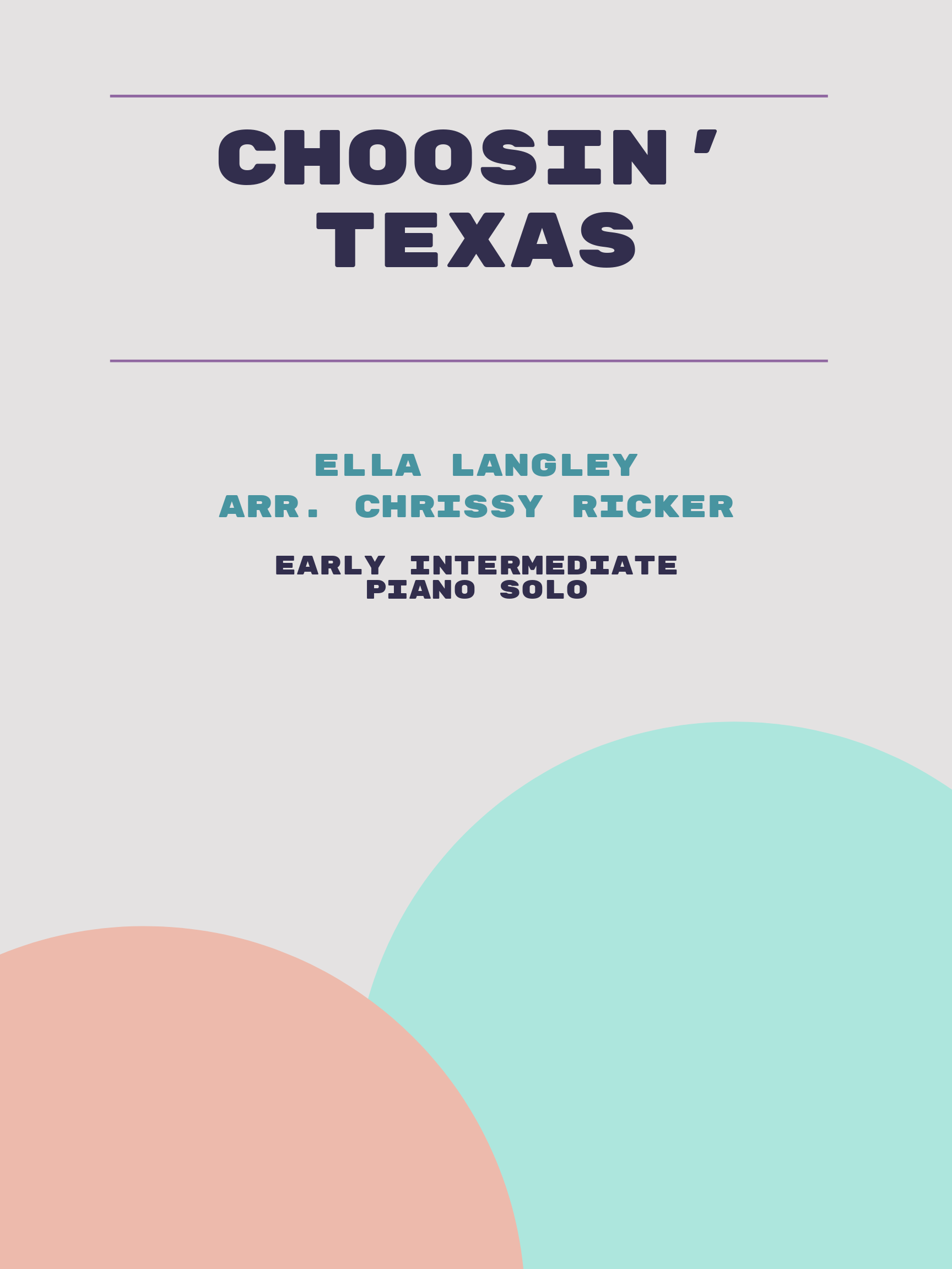 Choosin' Texas by Ella Langley
