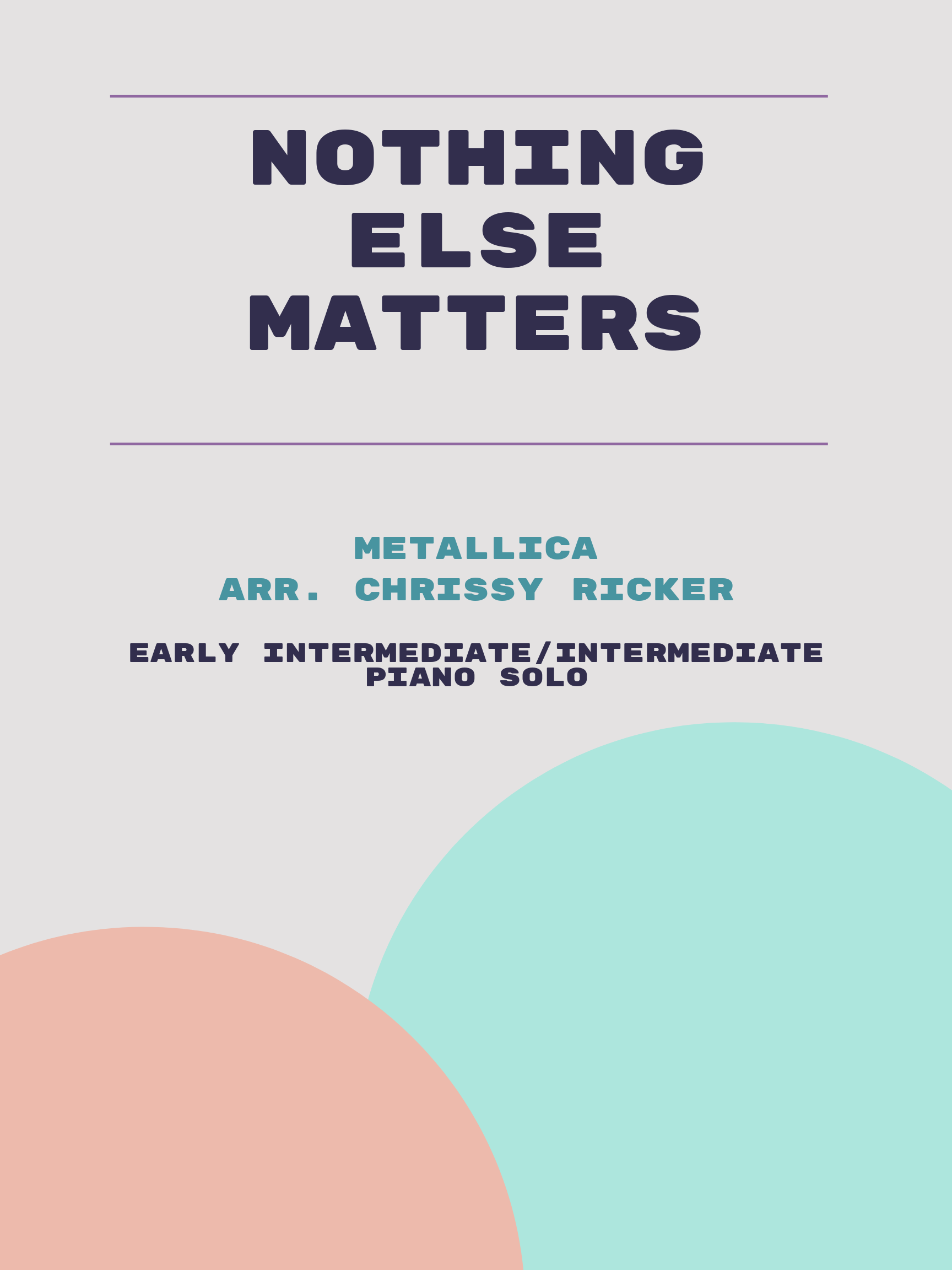 Nothing Else Matters by Metallica