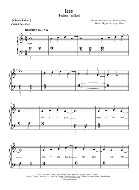 less Sample Page