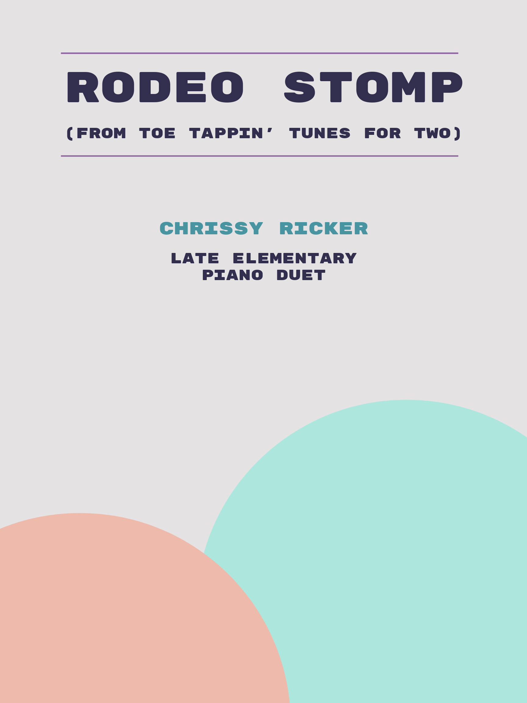 Rodeo Stomp by Chrissy Ricker