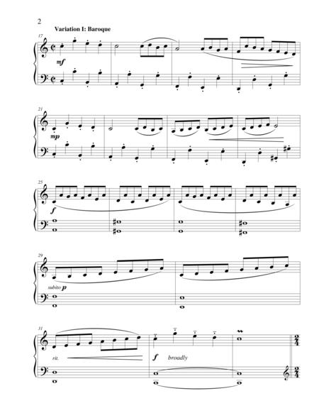 Four Variations on an Original Theme Sample Page