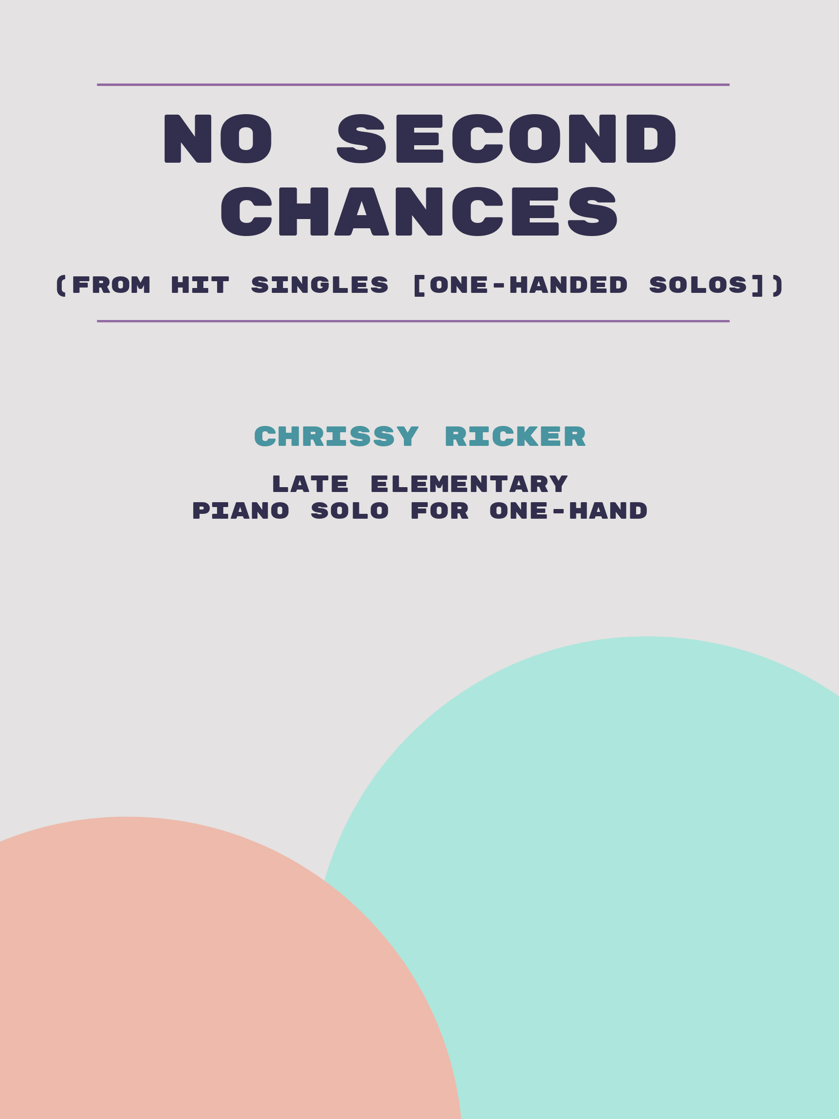 No Second Chances by Chrissy Ricker