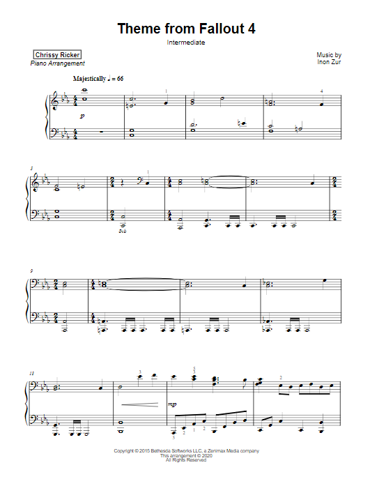 Theme from Fallout 4 Sample Page