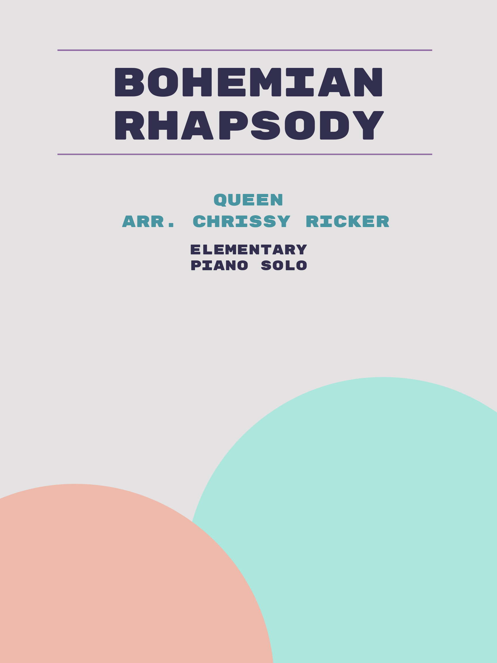 Bohemian Rhapsody Sample Page