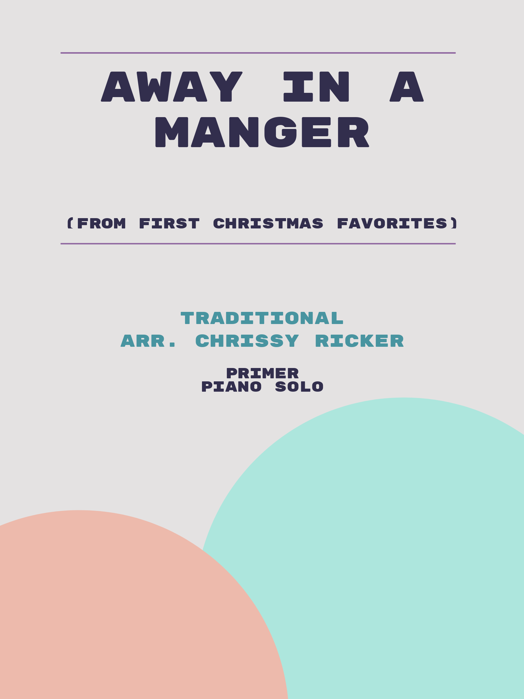 Away in a Manger by Traditional