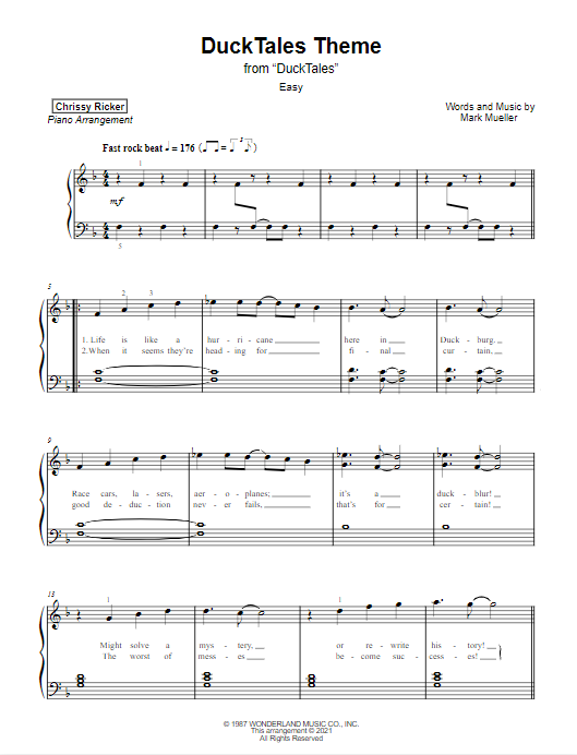 DuckTales Theme Sample Page