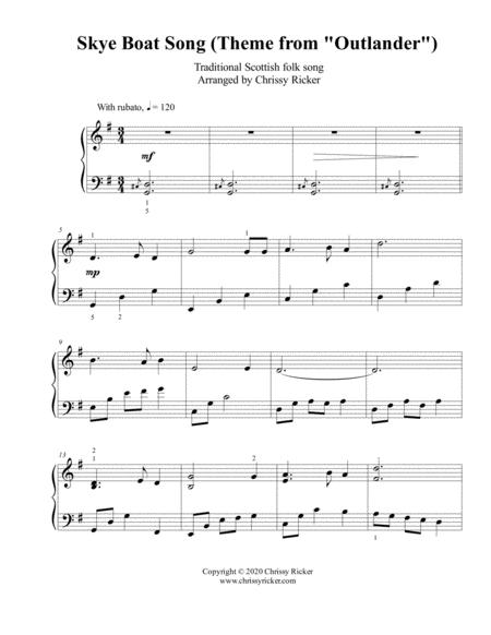 Skye Boat Song Sample Page