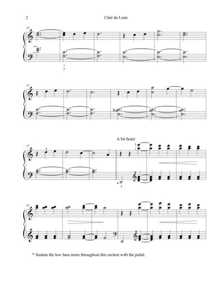 Clair de Lune Sample Page