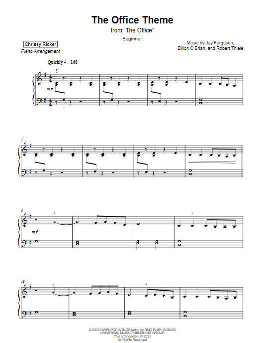 Theme from "The Office" Sample Page
