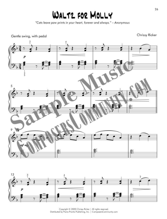 Waltz for Molly Sample Page