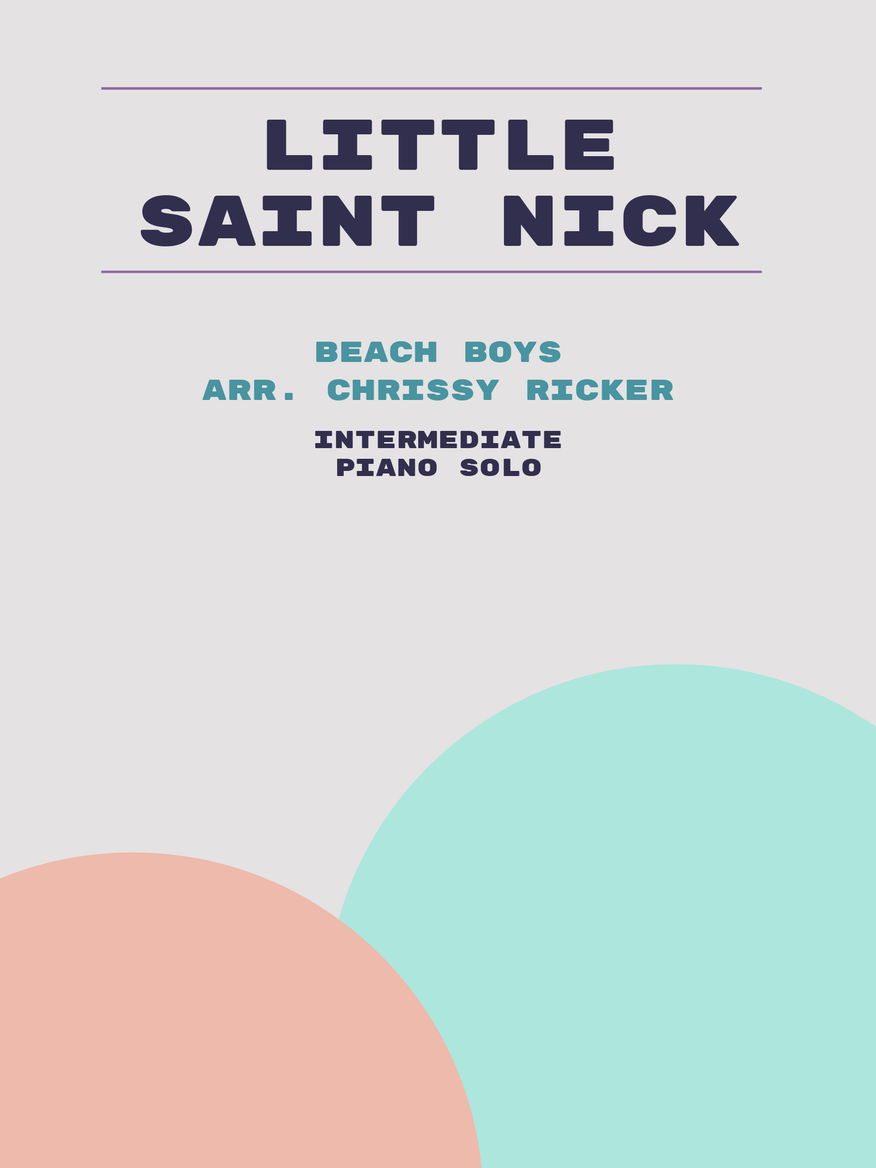 Little Saint Nick Sample Page