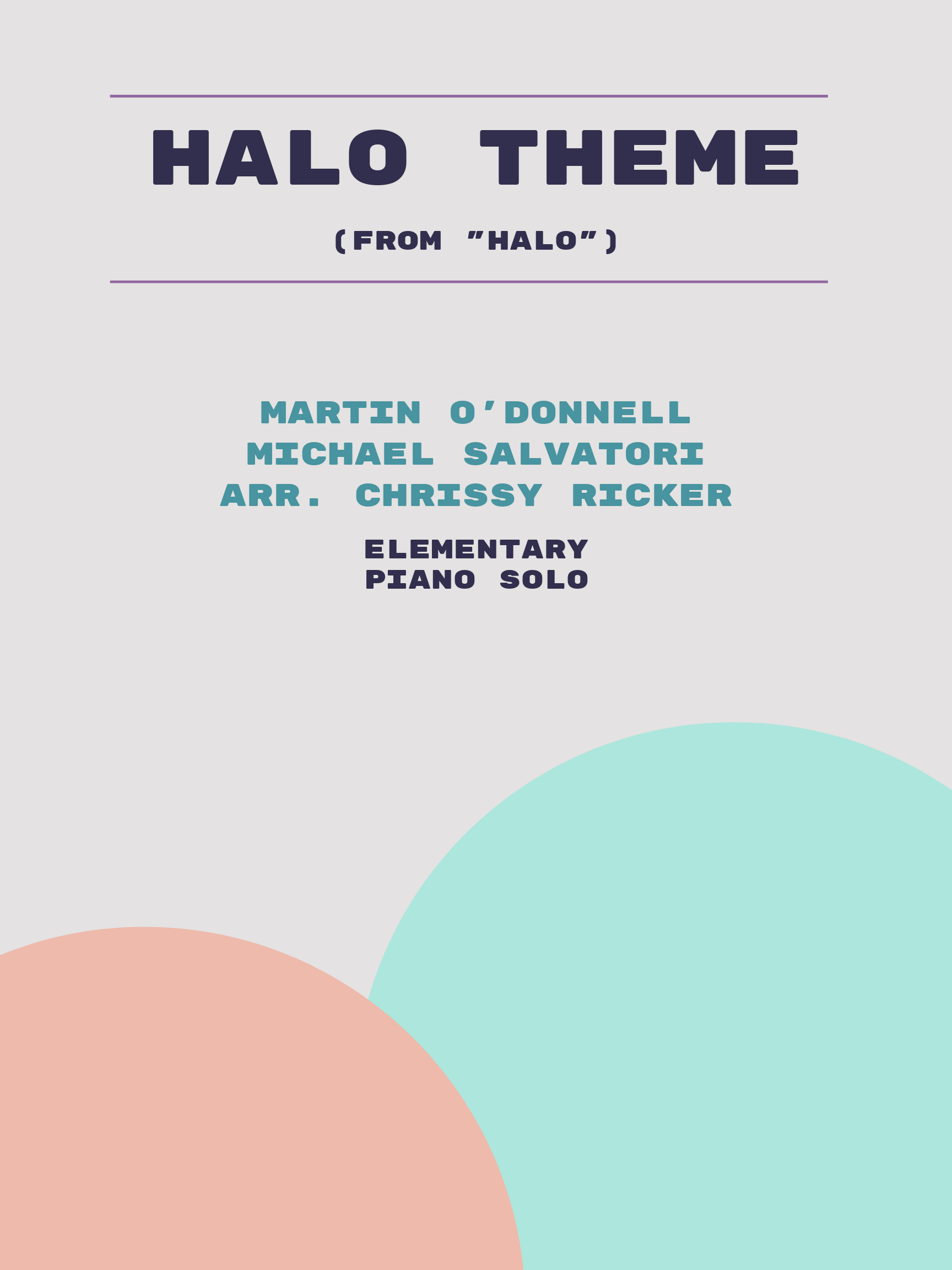 Halo Theme by Martin O'Donnell, Michael Salvatori