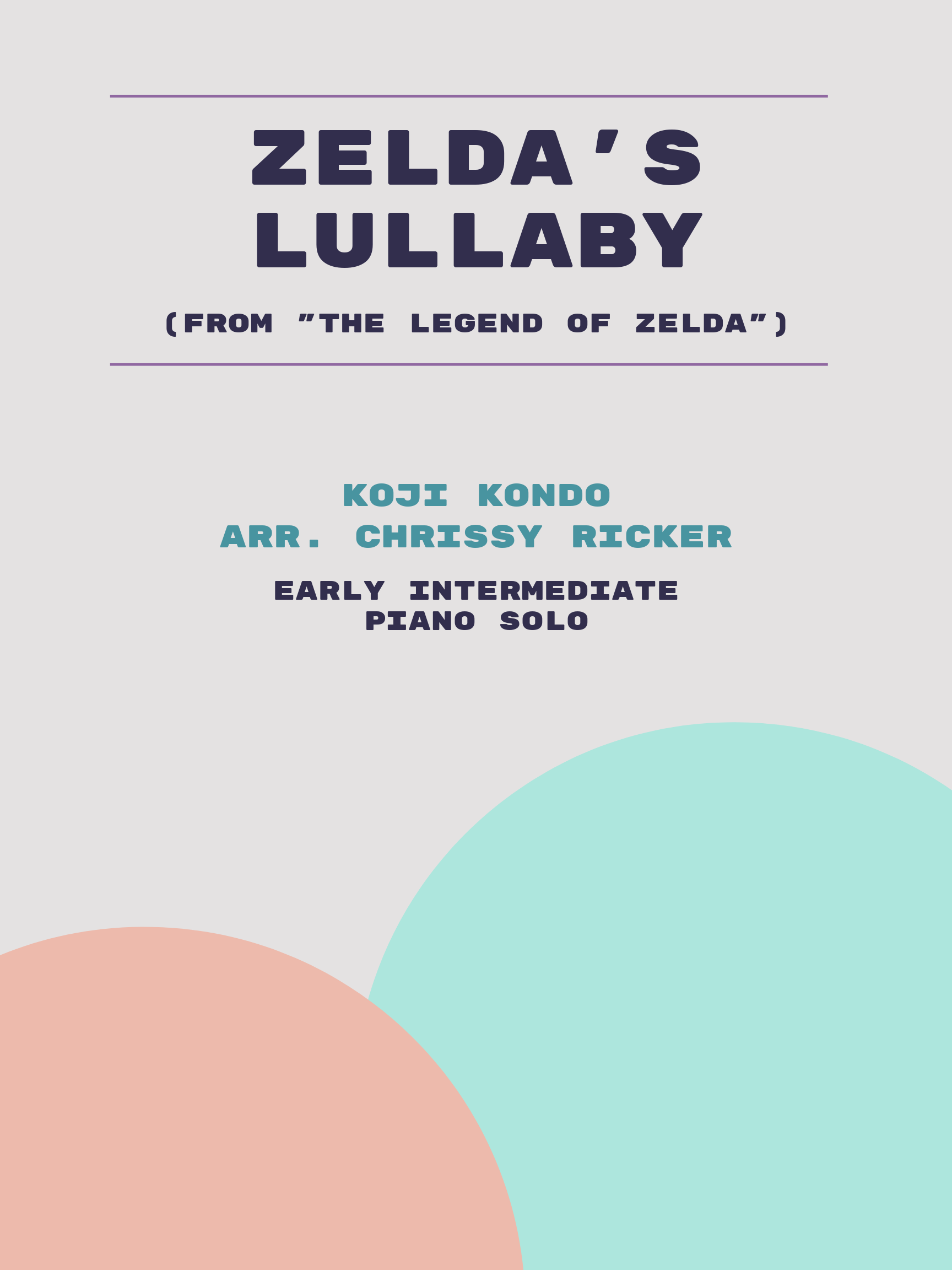 Zelda's Lullaby (The Legend of Zelda Series)