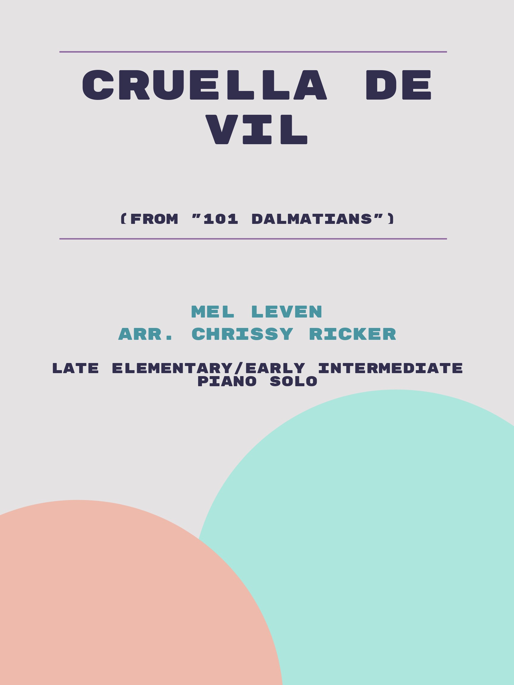 Cruella de Vil by Mel Leven