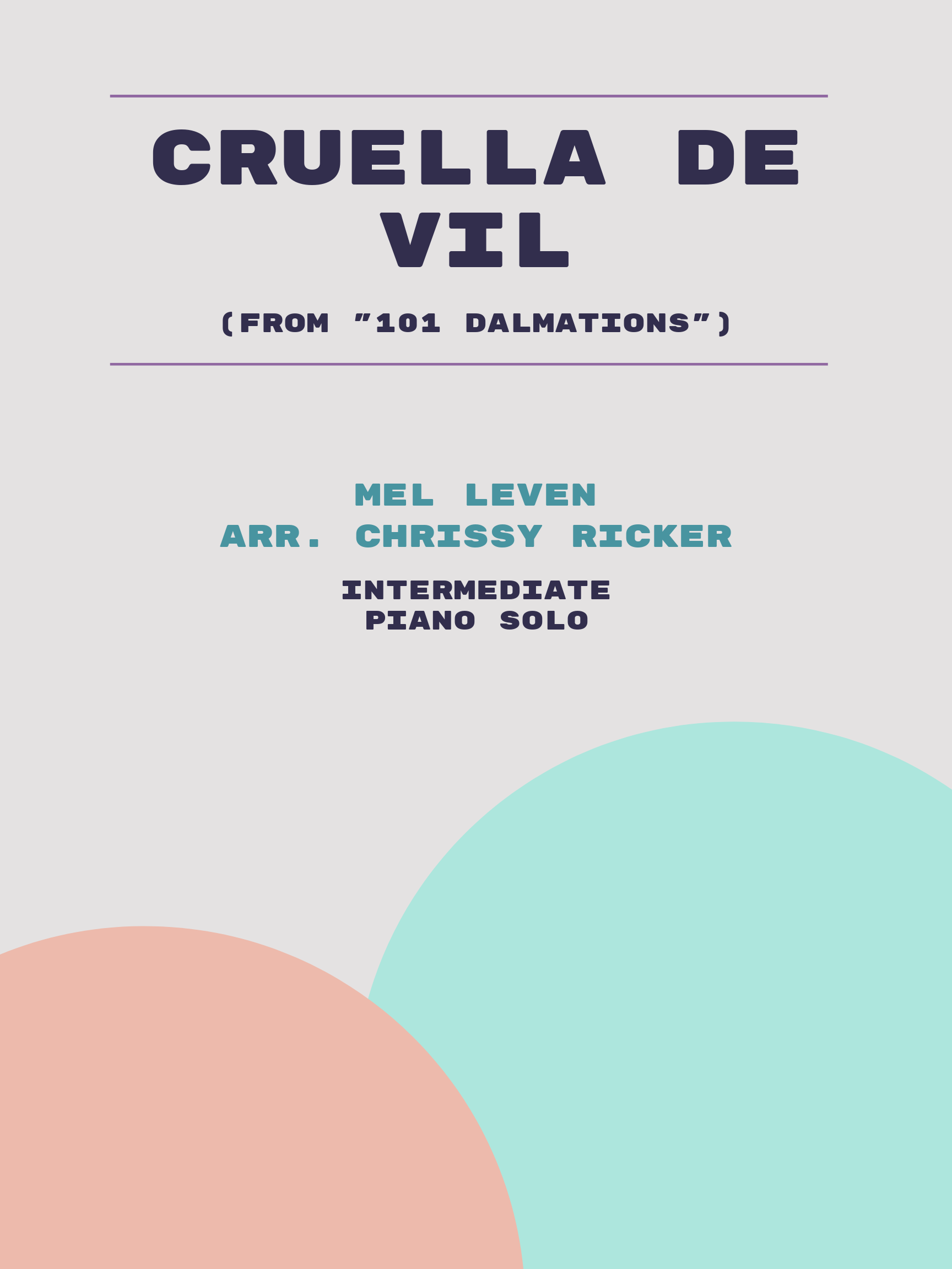 Cruella de Vil by Mel Leven