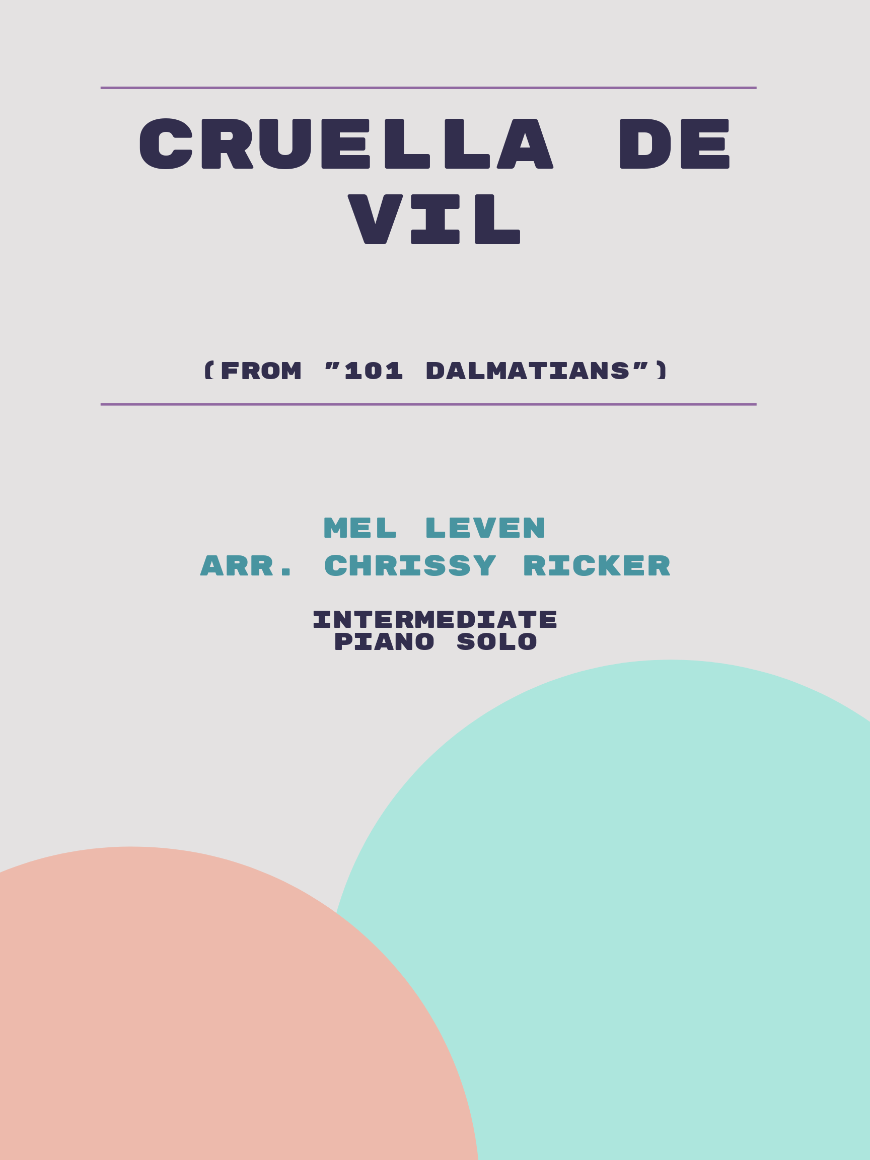 Cruella de Vil by Mel Leven