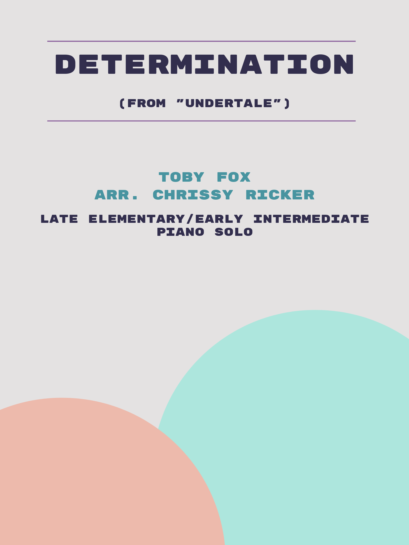 Determination by Toby Fox