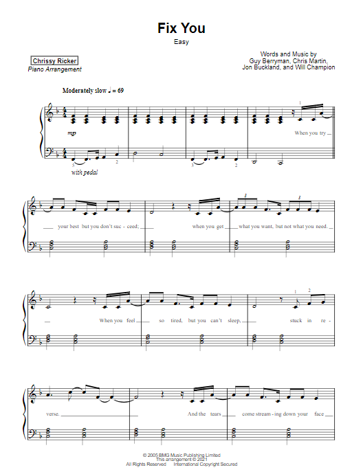 Fix You Sample Page