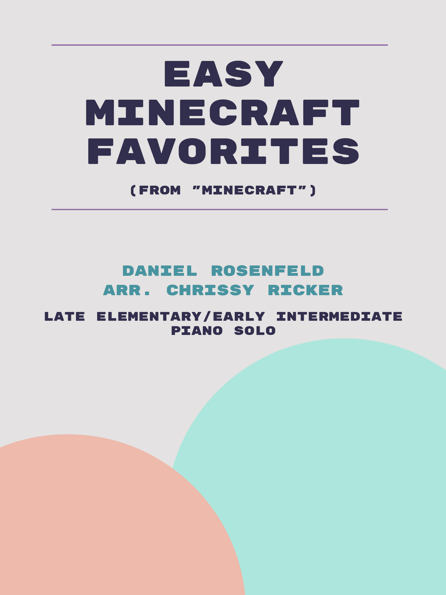 Easy Minecraft Favorites Sample Page